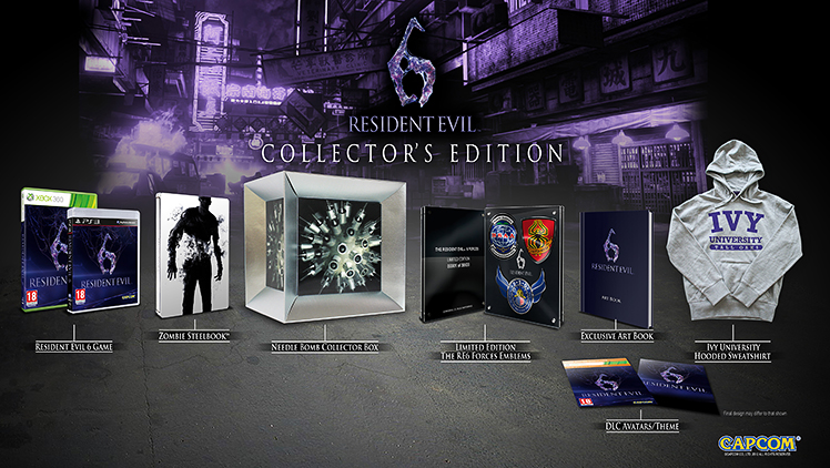 Resident Evil 6 gyűjtői kiadás Resident Evil 6 gyűjtői kiadás